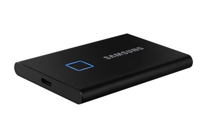 Samsung T7 Touch | Externe SSD | 1TB | USB 3.2 Gen2 | 1050 MB/s | Wachtwoordbeveiliging | Zwart | Compact en Veilig