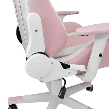 White Shark ROXY | Roze Gamestoel met Verstelbare Rugleuning | Belastbaar tot 120 kg - Matmuis