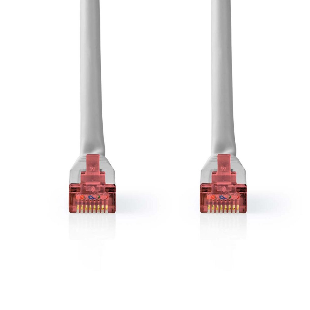 Nedis CCGL85220GY150 | Netwerkkabel Cat6 SF/UTP | 15 m | Grijs | RJ45 Male-naar-RJ45 Male - Matmuis - Matmuis