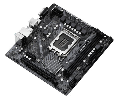 Asrock H610M-HVS Intel H610 | Socket LGA 1700 | Intel H610 | 2xDDR4 | Micro-ATX | Moederbord - Matmuis - Matmuis