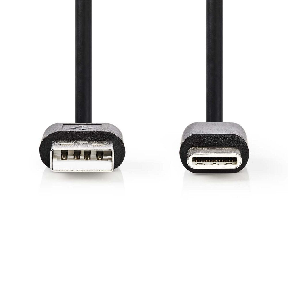 Nedis CCGL60601BK10 | USB 2.0 | USB-A naar USB-C | 1m | Zwart - Matmuis - Matmuis