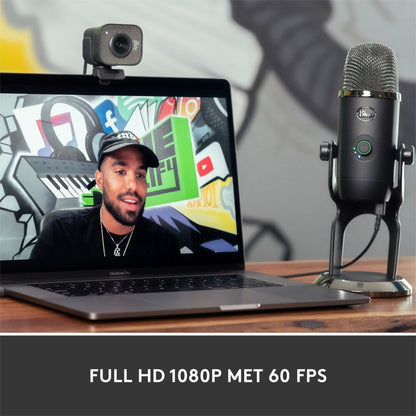 Logitech StreamCam | 1080p 60FPS USB-C Webcam met Microfoon | Grafiet - Matmuis - Matmuis