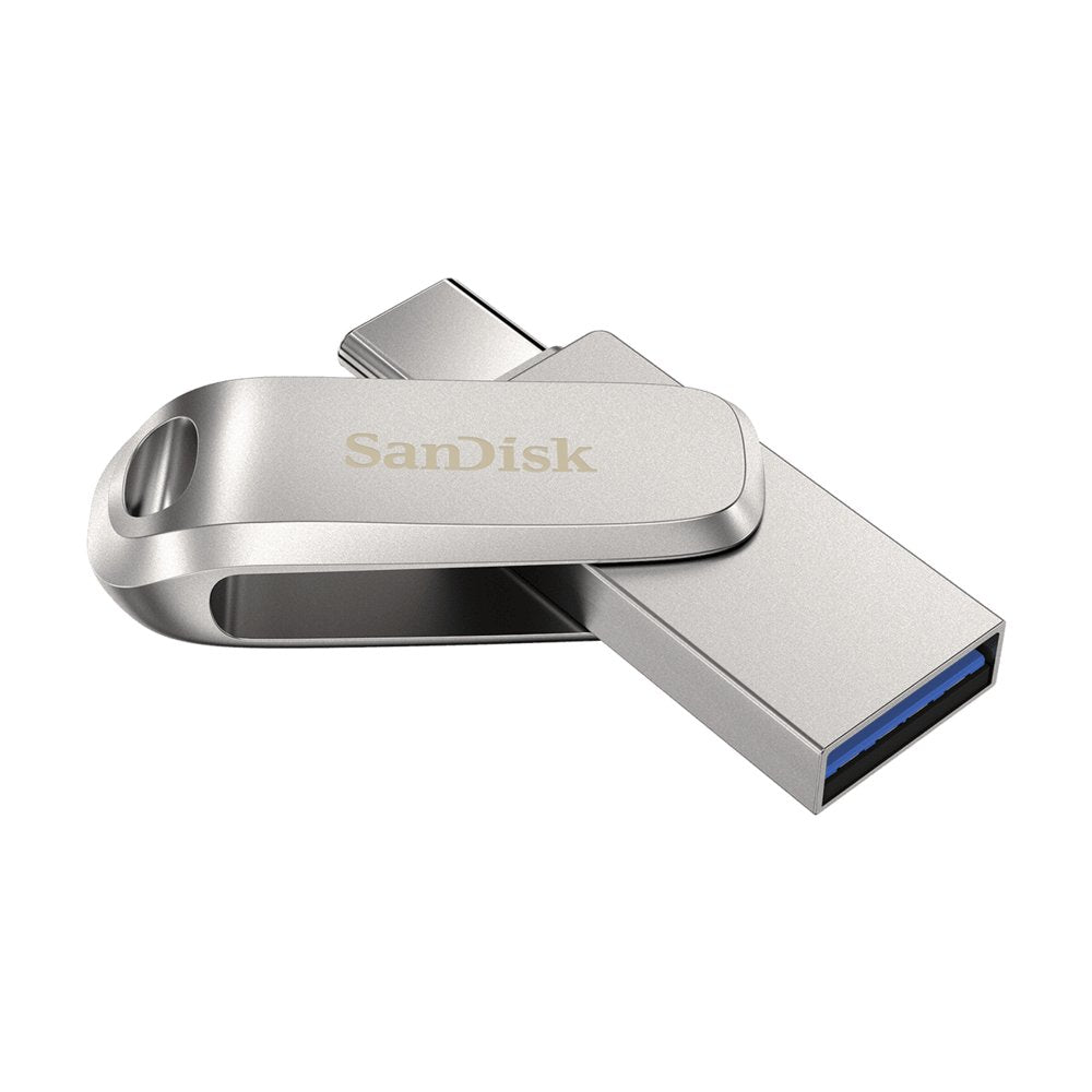 SanDisk Ultra Dual Drive | 1TB USB-C 3.2 & USB-A 3.2 Flash Drive | Roestvrijstaal - Matmuis