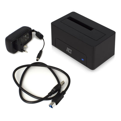ACT AC1500 | SATA Docking Station | 2,5" & 3,5" HDD/SSD | USB 3.2 Gen1 (5 Gbps) - Matmuis - Matmuis