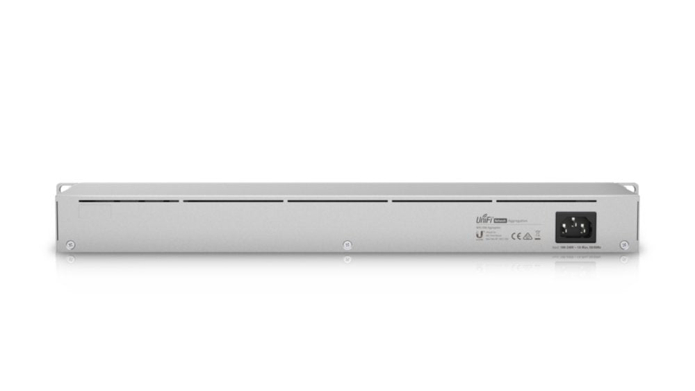 Ubiquiti Networks USW-Aggregation | Managed L2 Switch | 8 Poorten | 10G SFP+ | 1U Rackmount | Zilver - Matmuis