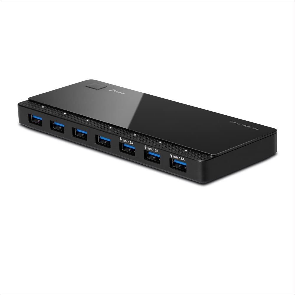 TP-LINK UH700 | USB 3.2 Gen 1 (3.1 Gen 1) Micro-B Hub | 5000 Mbit/s | Zwart - Matmuis