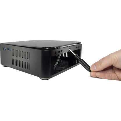 Inter-Tech ITX A60 | Mini-ITX Case | 60 Watt Voeding | Zwart - Matmuis