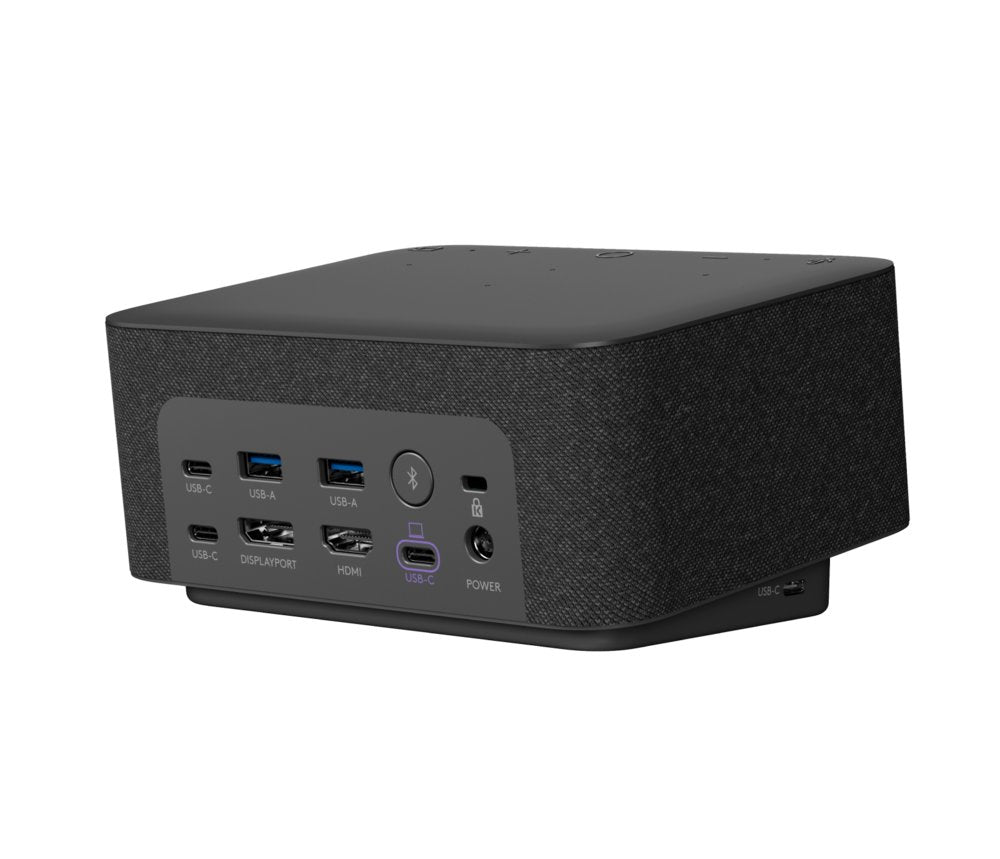 Logitech Logi Dock | Alles-in-één videovergadersysteem | Voor 1 persoon | USB & Bluetooth - Matmuis - Matmuis