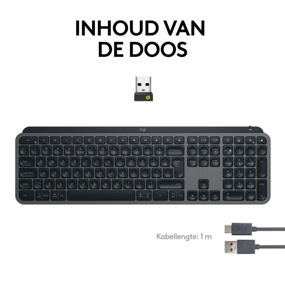 Logitech MX Keys S | Draadloos Toetsenbord | QWERTY - Matmuis - Matmuis