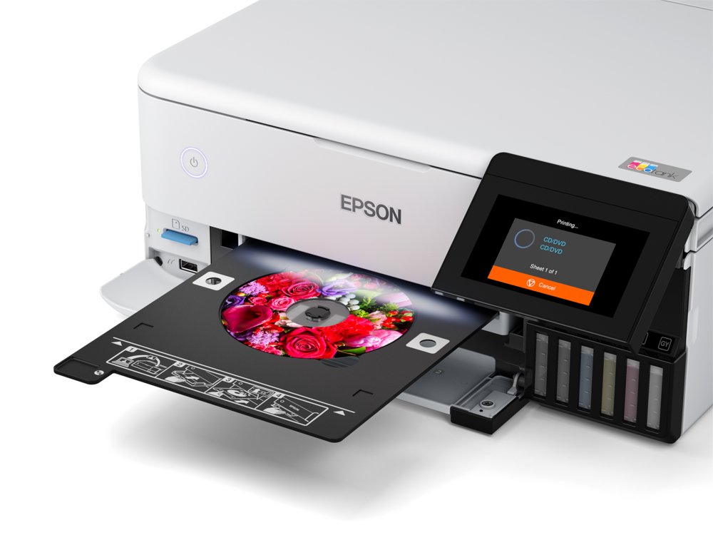 Epson EcoTank ET-8500 | All-in-One Inkjetprinter | 6-Kleuren Inktsysteem | A4 | Wi-Fi | Wit - Matmuis - Matmuis