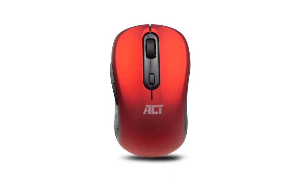 ACT AC5135 | Draadloze Muis | Links- en Rechtshandig | RF | 1600 DPI | Rood/Zwart - Matmuis - Matmuis
