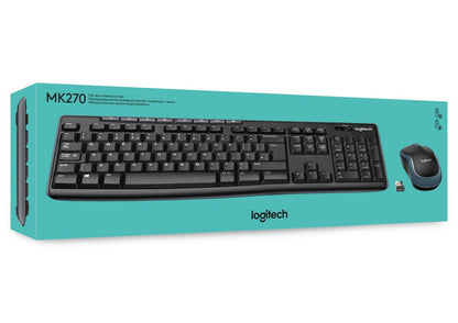 Logitech MK270 | Draadloze Muis en Toetsenbordcombo | QWERTY - Matmuis - Matmuis