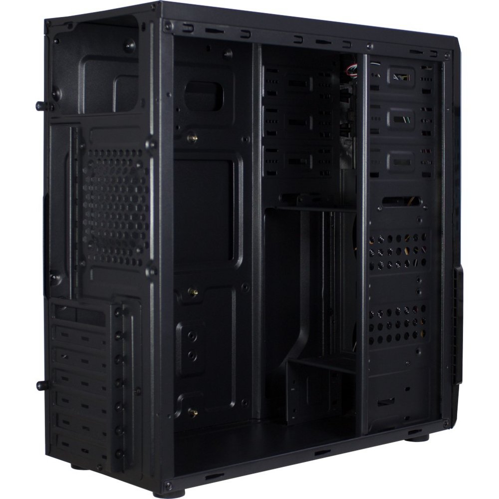 Inter-Tech B-48 | Midi Tower Case | Zwart - Matmuis
