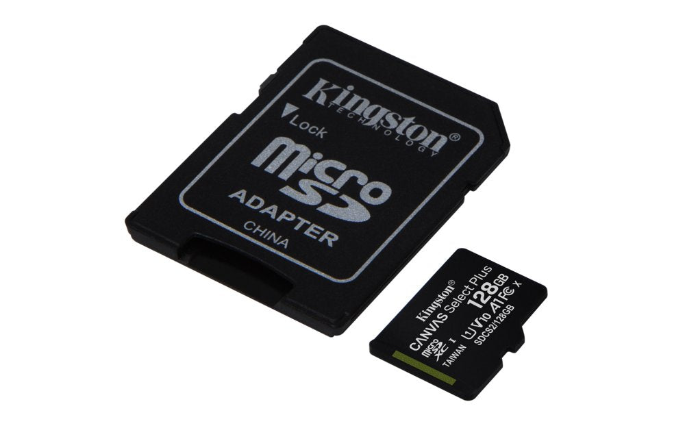 Kingston Canvas Select Plus | MicroSDXC | 128GB | Class 10 | UHS-I U1 - Matmuis
