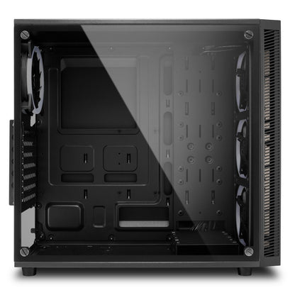 Sharkoon TG4M RGB | Midi Tower Case | Zwart - Matmuis