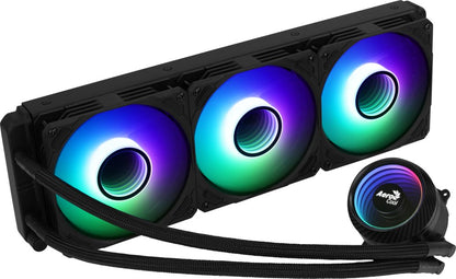 Aerocool Mirage L360 3 x 120MM ARGB RGB/GAMING Waterkoeler - Matmuis