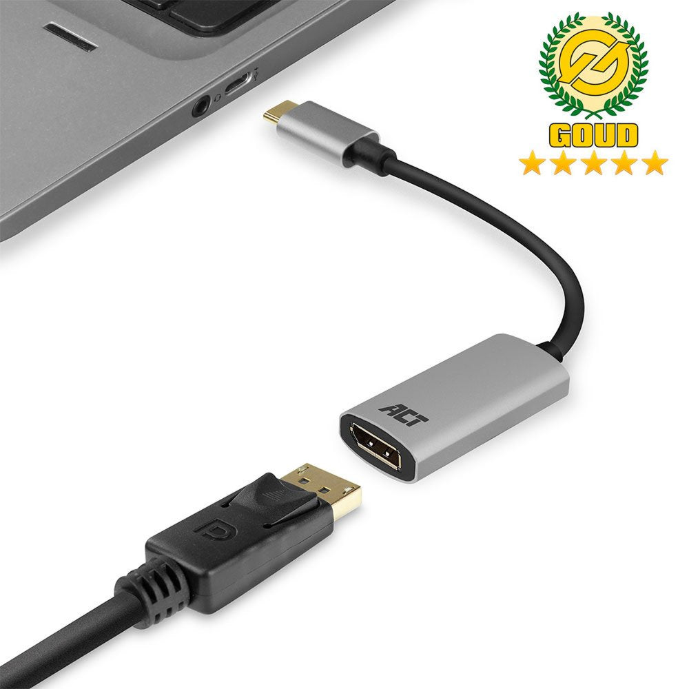 ACT AC7030 | USB-C naar DisplayPort Adapter - Matmuis - Matmuis