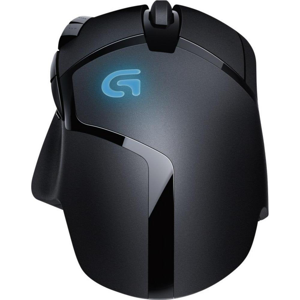 Logitech G402 Hyperion Fury | Bedrade Gaming Muis | Rechtshandig | USB-A | 4000 DPI | Zwart - Matmuis - Matmuis
