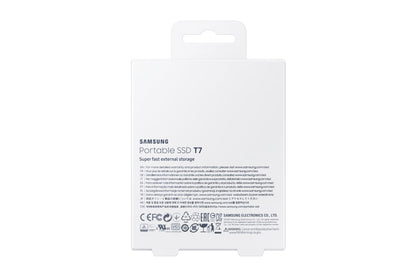 Samsung T7 | Externe SSD | 2TB | USB 3.2 Gen2 | 1.050MB/s Lezen | 1.000MB/s Schrijven | Blauw