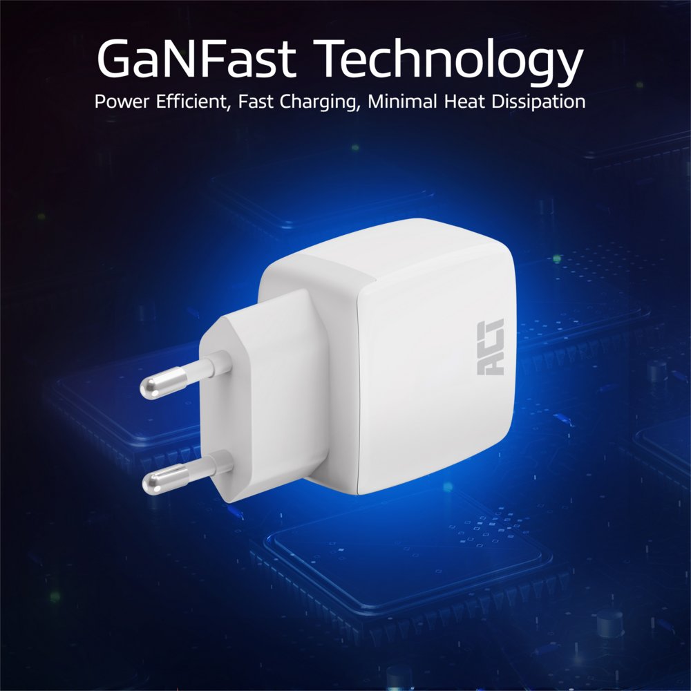 ACT AC2135 | USB-C Lader 35W | Power Delivery PPS & GaNFast - Matmuis