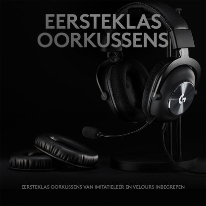 Logitech G Pro X | Bedrade Over-ear Gaming Headset | USB-A & 3.5mm | Zwart - Matmuis - Matmuis