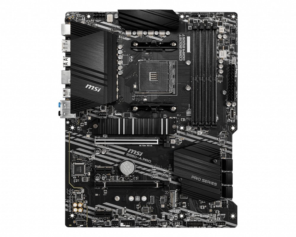 MSI B550-A PRO | Socket AM4 | AMD B550 | 4xDDR4 | ATX | Moederbord - Matmuis - Matmuis