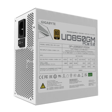 GIGABYTE UD850GM PG5W | 850 Watt Gold ATX 3.0 PSU | Modulair | Power Supply | Voeding - Matmuis - Matmuis