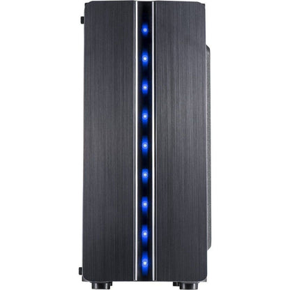 Inter-Tech Thunder Blue Light | Midi Tower Case | Zwart | RENEWED - Matmuis