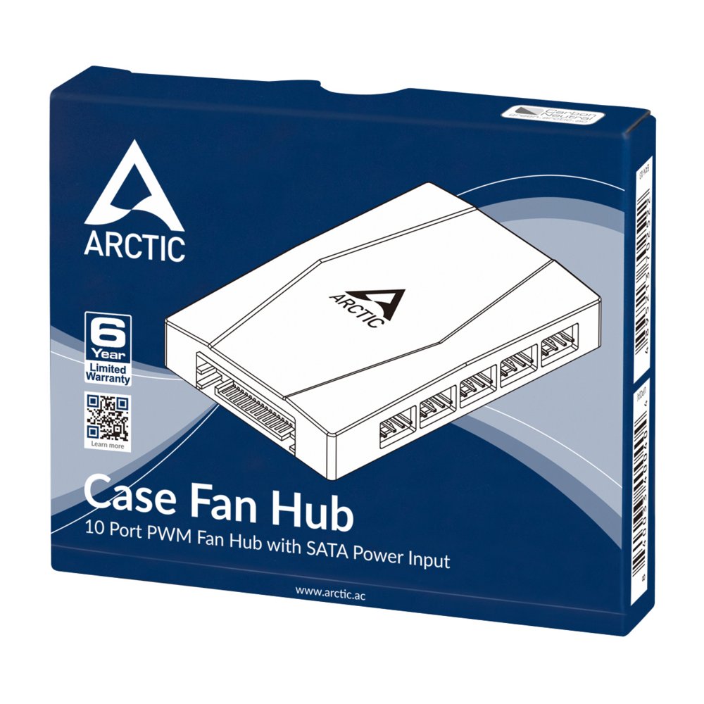 ARCTIC Case Fan Hub | Ondersteunt Meerdere Casefans - Matmuis - Matmuis