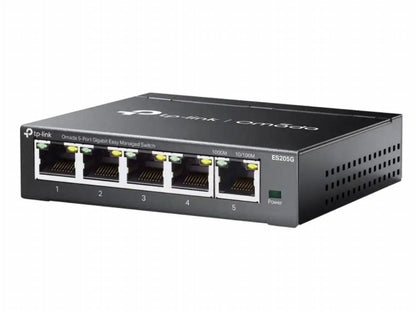 TP-Link Omada ES205G | 5-poorts Gigabit Managed Switch | Cloudbeheer via Omada App - Matmuis