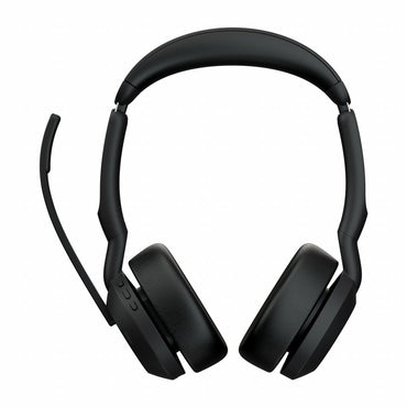 Jabra Evolve2 55 Link380c MS Stereo | Bluetooth Headset (ANC) | USB-C Dongle | Oplaadstandaard | Zwart - Matmuis - Matmuis