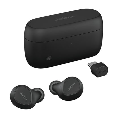 Jabra Evolve2 Buds | Draadloze In-ear Headset | Bluetooth | USB-C Oplaadcase | Zwart - Matmuis - Matmuis