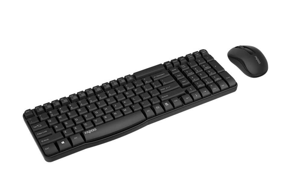 Rapoo X1800S toetsenbord Inclusief muis Universeel RF Draadloos Zwart