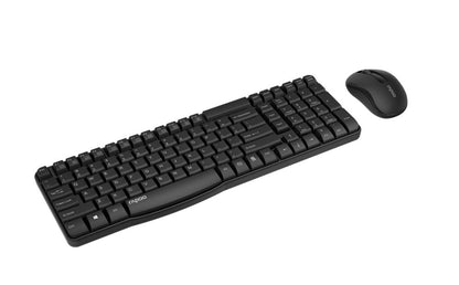 Rapoo X1800S toetsenbord Inclusief muis Universeel RF Draadloos Zwart