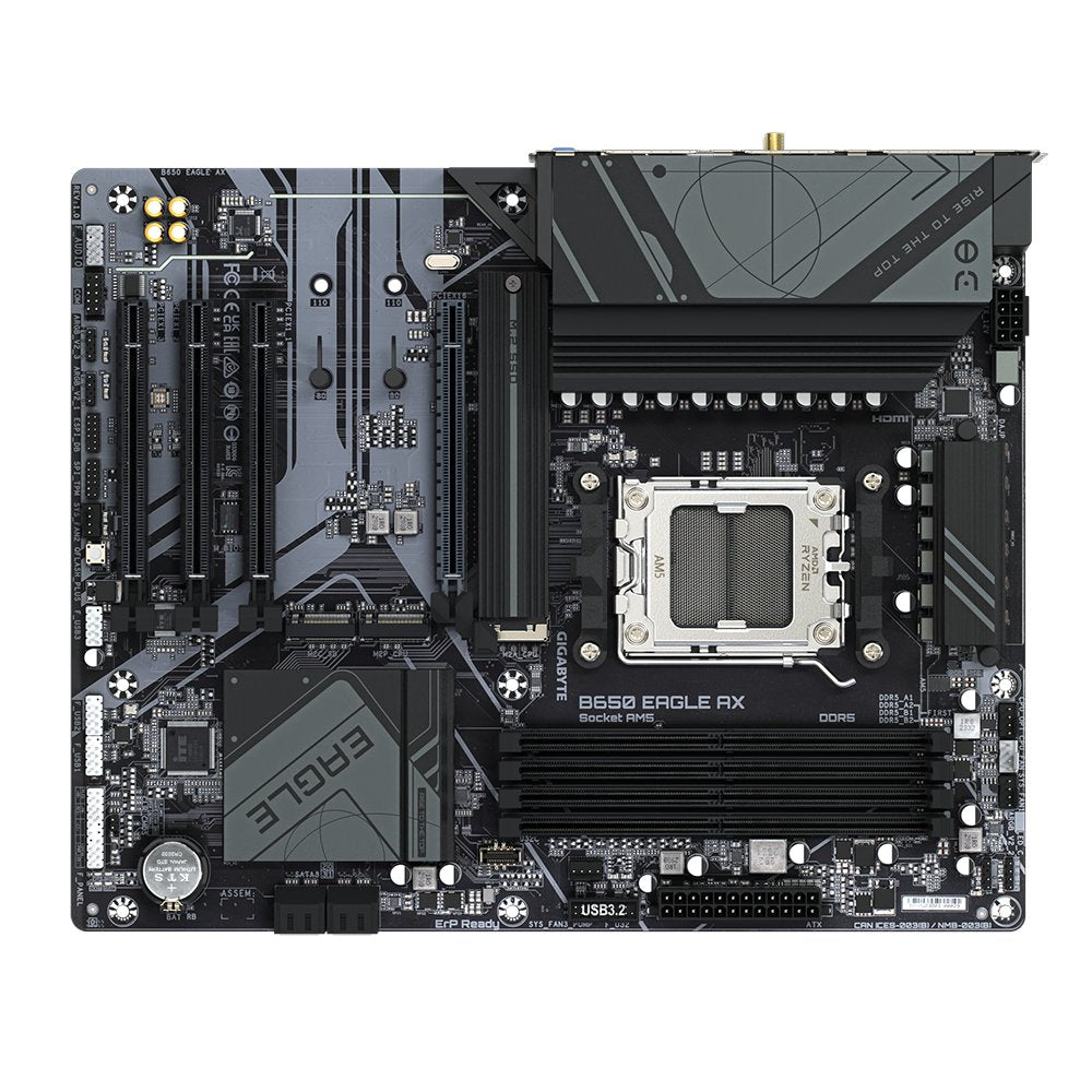 GIGABYTE B650 EAGLE AX | AMD B650 | Socket AM5 | 4x DDR5 | Wi-Fi 6E | ATX Moederbord