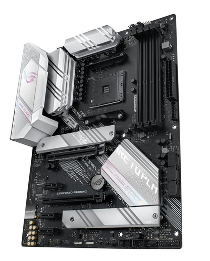 ASUS ROG STRIX B550-A GAMING | Socket AM4 | AMD B550 | 4xDDR4 | ATX | Moederbord - Matmuis - Matmuis