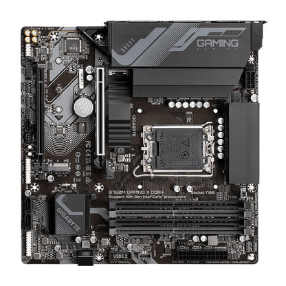 MB Gigabyte B760M GAMING X | Socket LGA 1700 | Intel B760 | 4xDDR4 | Micro-ATX | Moederbord - Matmuis - Matmuis