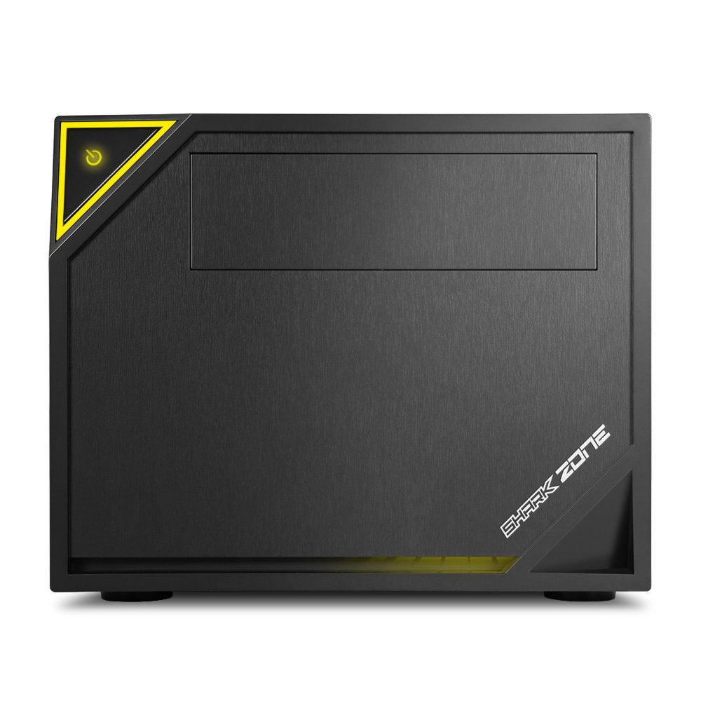 Sharkoon Shark Zone C10 | Mini-ITX Case | Zwart/Geel - Matmuis