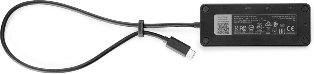 HP 7PJ38AA | Travel Hub G2 | USB-C | Zwart - Matmuis - Matmuis