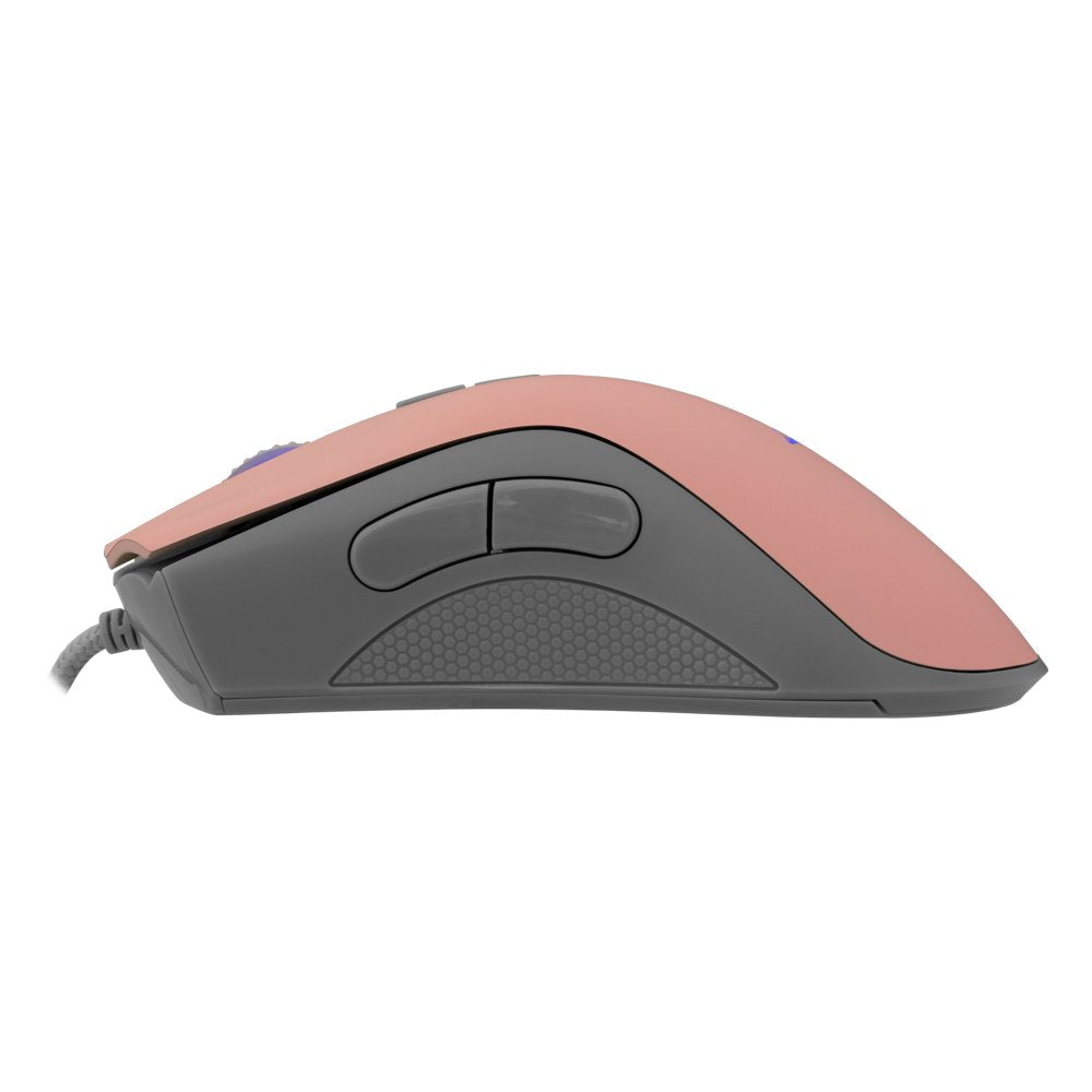 Baracuda LOBSTER RGB | Bekabelde Gaming Muis | USB-A | 6400 DPI | Roze - Matmuis - Matmuis