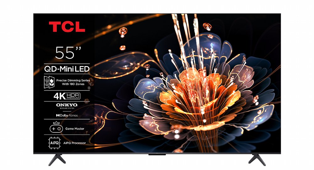 TCL 55C69KS 55" | 4K QD-Mini LED Smart TV | Google TV | Dolby Vision | Metallic