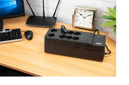 APC Back-UPS BE650G2-GR | 650 VA / 400 W | 8x Schuko Stopcontacten | 1x USB-A Oplaadpoort | LED-statusindicator | Vervangbare Batterij | Compacte Tower UPS - Matmuis - Matmuis