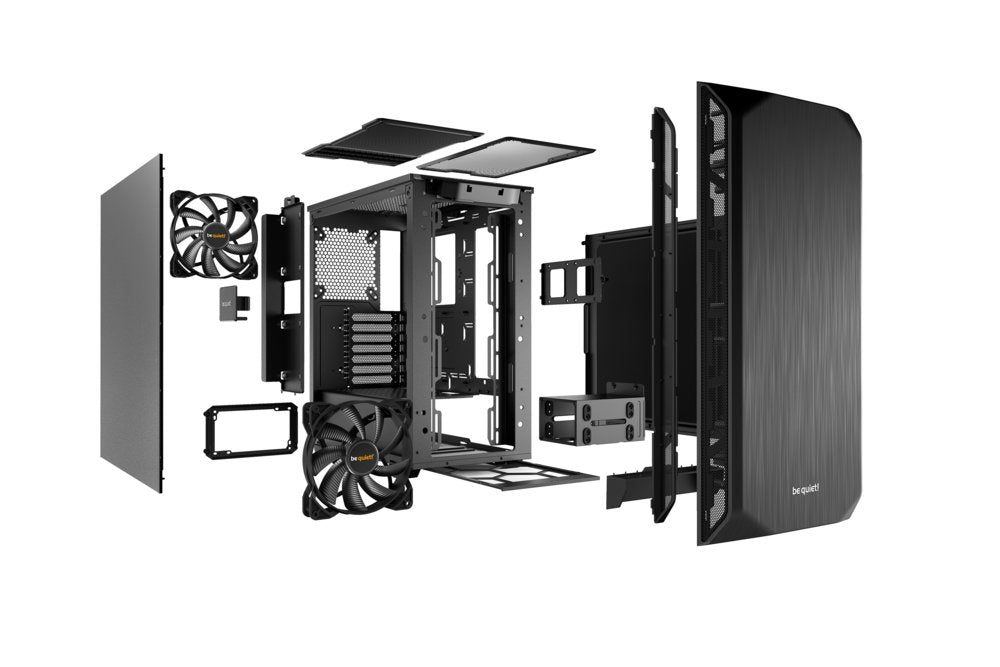 be quiet! Pure Base 500 | Midi Tower Case | Zwart - Matmuis