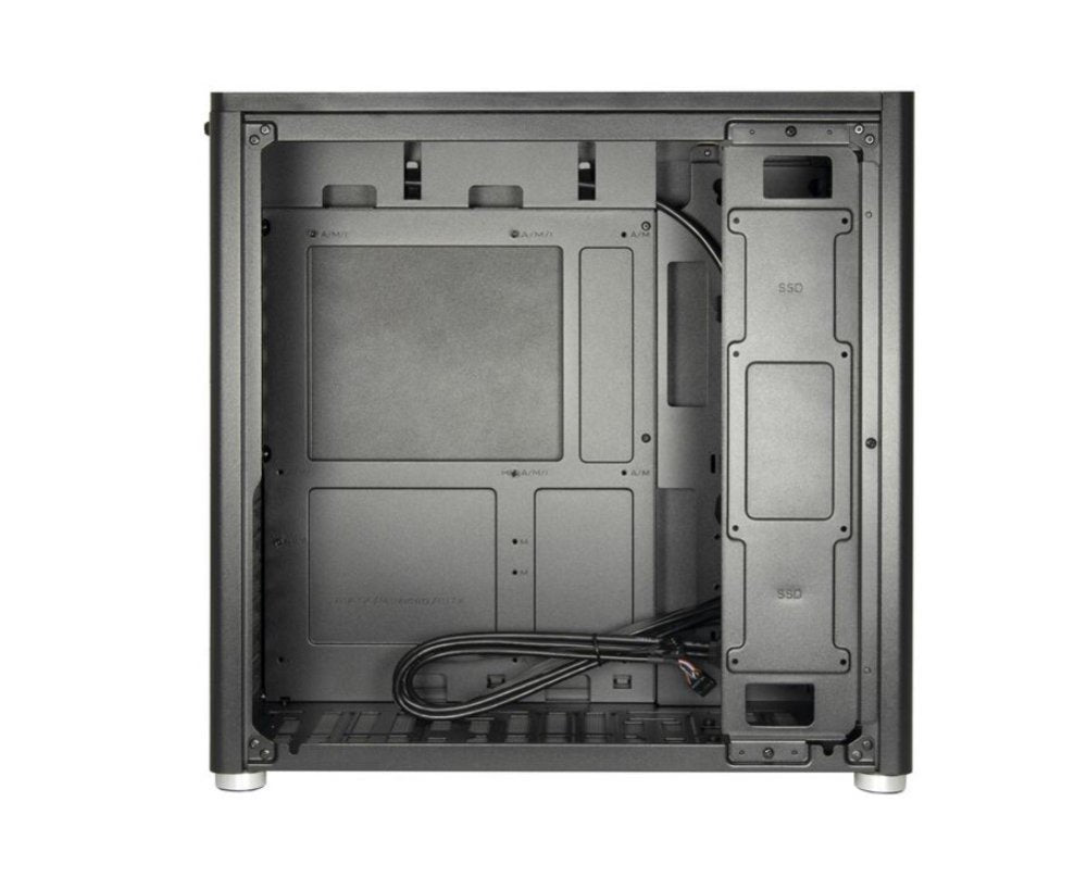 Inter-Tech X2 Duplex Pro | Midi Tower Case | Zwart - Matmuis