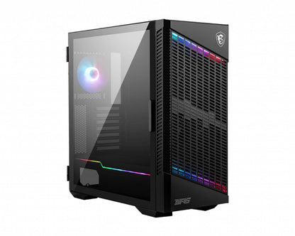 MSI MPG Velox 100P Airflow RGB | Midi Tower Case | Zwart - Matmuis