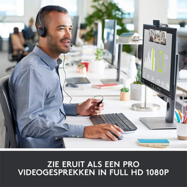 Logitech C920 HD | 1080p 30FPS USB Webcam | Met Microfoon - Matmuis - Matmuis