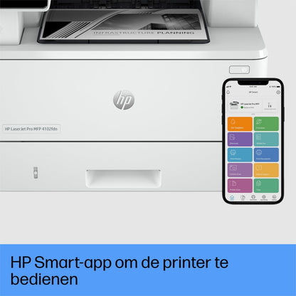 HP LaserJet Pro MFP 4102fdn AiO | 1200 x 1200 DPI | Zwart/Wit - Matmuis - Matmuis