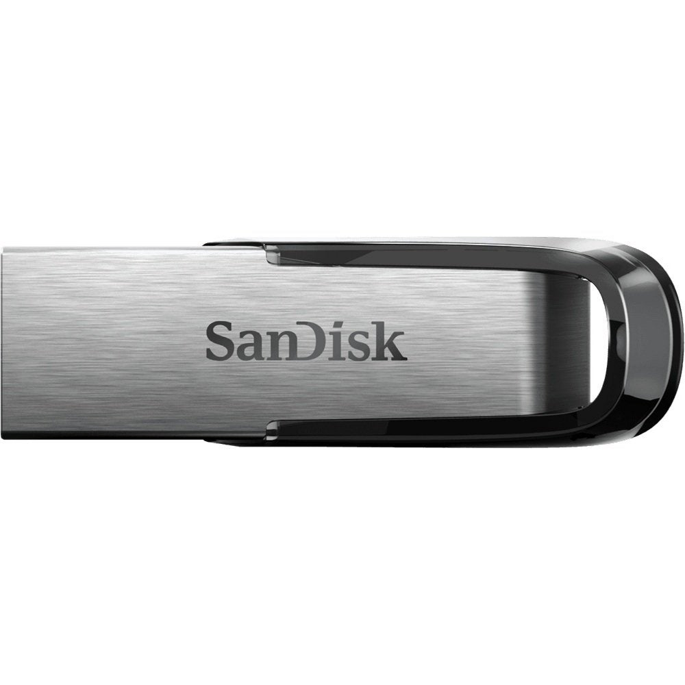 SanDisk Ultra Flair | 64GB USB-A 3.2 Flash Drive | Zwart/Zilver - Matmuis