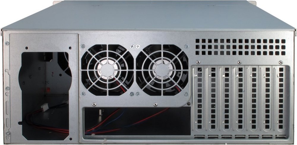 Inter-Tech 4U-4424 | Server Rack Case | Zwart/Zilver - Matmuis