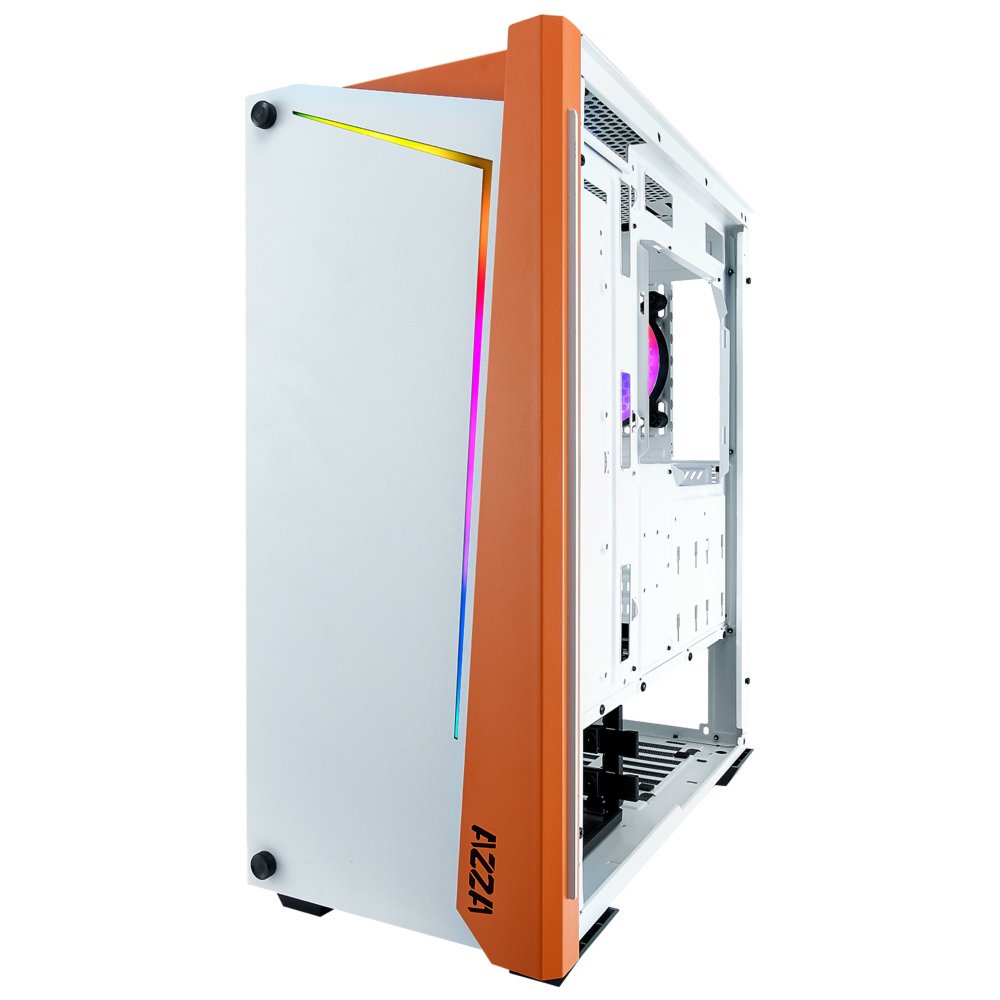 Azza Apollo 430 RGB | Midi Tower Case | Wit - Matmuis